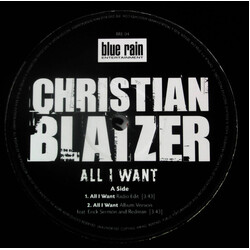 Christian Blaizer All I Want USED VINYL 12INCH