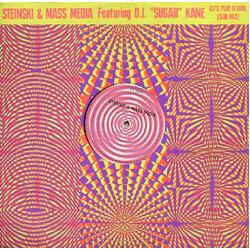 Steinski & Mass Media / DJ 'Sugar' Kane Let's Play It Cool USED VINYL 12INCH 45 RPM STEREO