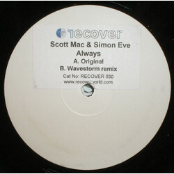 Scott Mac / Simon Eve Always USED VINYL 12INCH WHITE LABEL