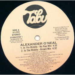 Alexander O'Neal In The Middle USED VINYL 12INCH PROMO 33 S RPM