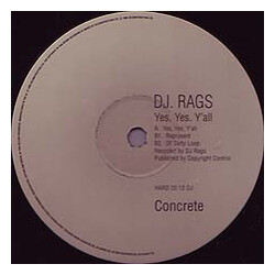 DJ Rags Yes, Yes, Y'all USED VINYL 12INCH 45 RPM SINGLE PROMO