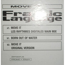 Frantic Language Move It USED VINYL 12INCH PROMO