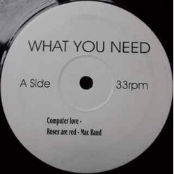 Various What You Need USED VINYL 12INCH