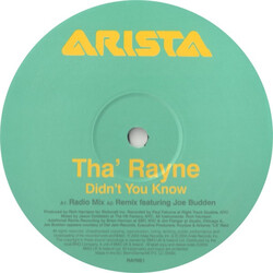 Tha' Rayne Didn't You Know? USED VINYL 12INCH PROMO