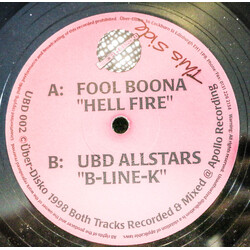 Fool Boona / UBD Allstars Hell Fire / B-Line-K USED VINYL 12INCH