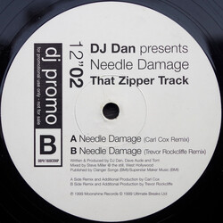 DJ Dan That Zipper Track USED VINYL 12INCH 33 S RPM PROMO