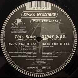 Disko Brothers Rock The Disco USED VINYL 12INCH 45 RPM