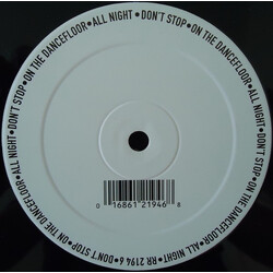 Unknown Artist Don't Stop On The Dancefloor All Night USED VINYL 12INCH PROMO