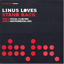 Linus Loves Stand Back USED VINYL 12INCH 33 S RPM SINGLE PROMO