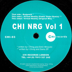 I-Ching Chi Nrg Vol 1 USED VINYL 12INCH