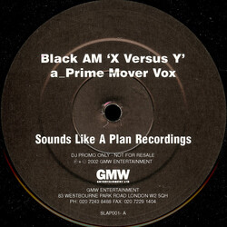 Black AM X Versus Y USED VINYL 12INCH PROMO