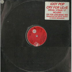 Iggy Pop Cry For Love USED VINYL 12INCH 45 RPM