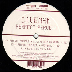 Caveman (2) Perfect Pervert USED VINYL 12INCH 33 S RPM 45 RPM