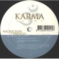 Nickelson / Fresco World Of Love USED VINYL 12INCH 33 S RPM 45 RPM