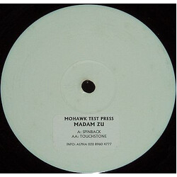 Madam Zu Spinback / Touchstone USED VINYL 12INCH WHITE LABEL TEST PRESSING
