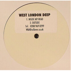 West London Deep Inside My Head / Outside USED VINYL 12INCH WHITE LABEL