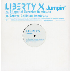 Liberty X Jumpin' (Shanghai Surprise & Groove Collision Remixes) USED VINYL 12INCH 33 S RPM SINGLE PROMO