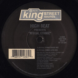 High Beat Ritual Ethnic USED VINYL 12INCH 33 S RPM STEREO