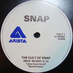 Snap! The Cult Of Snap (Ibiza '90 Edit) USED VINYL 12INCH 45 RPM PROMO