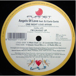 Angels Of Love / Carlo Carita One Night Love Affair (Medley With I'm Caught Up) USED VINYL 12INCH 33 S RPM