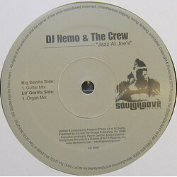 DJ Nemo & The Crew Jazz At Joe's USED VINYL 12INCH