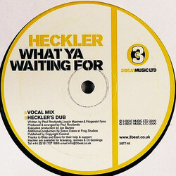Heckler What Ya Waiting For USED VINYL 12INCH