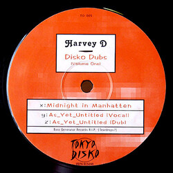 Harvey D Disko Dubs (Volume One) USED VINYL 12INCH