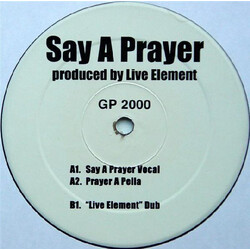 Live Element Say A Prayer USED VINYL 12INCH 33 S RPM