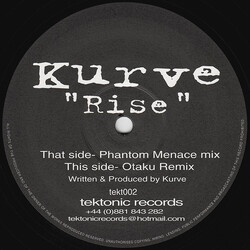 Kurve Rise USED VINYL 12INCH 33 S RPM