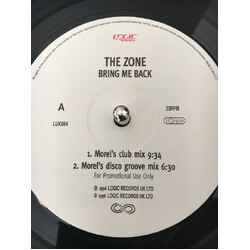 The Zone Bring Me Back USED VINYL 12INCH PROMO
