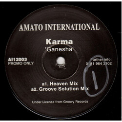 Karma (13) Ganesha USED VINYL 12INCH PROMO