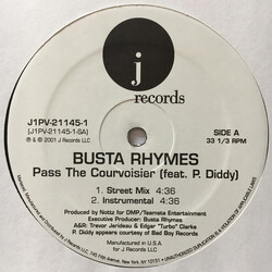 Busta Rhymes / P. Diddy Pass The Courvoisier USED VINYL 12INCH 33 S RPM