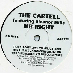 The Cartell / Eleanore Mills Mr Right USED VINYL 12INCH 33 S RPM