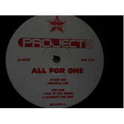 Project 3 All For One USED VINYL 12INCH