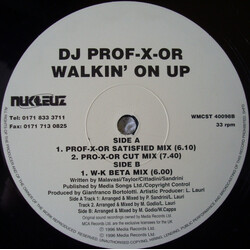 DJ Professor Walkin' On Up - The Remixes USED VINYL 12INCH 33 S RPM