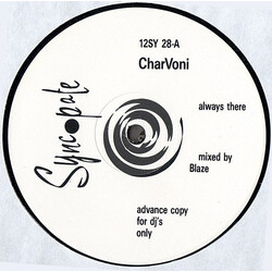 Charvoni Always There USED VINYL 12INCH PROMO 45 RPM