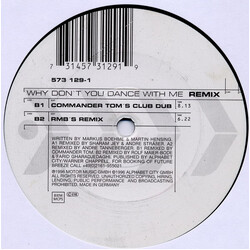 Future Breeze Why Don't You Dance With Me (Remix) USED VINYL 12INCH 33 S RPM