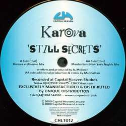 Karova Still Secrets USED VINYL 12INCH
