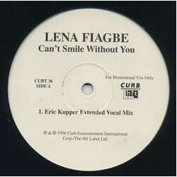 Lena Fiagbe Can't Smile Without You USED VINYL 12INCH PROMO