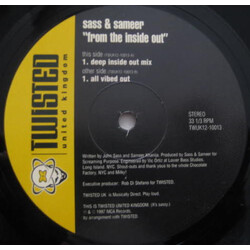 Sameer & Sass From The Inside Out USED VINYL 12INCH 33 S RPM