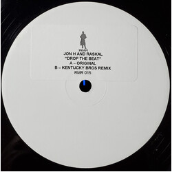 JonH & Raskal Drop The Beat USED VINYL 12INCH 45 RPM WHITE LABEL