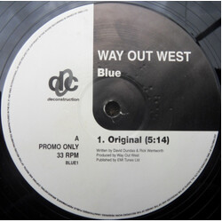 Way Out West Blue USED VINYL 12INCH PROMO