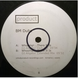BM Dubs Whoomp! (Remixes) USED VINYL 12INCH 45 RPM PROMO