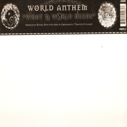 World Anthem What The World Needs USED VINYL 12INCH