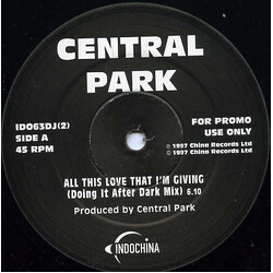 Central Park (2) All This Love That I'm Giving USED VINYL 12INCH 45 RPM PROMO
