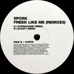 Spork Freek Like Me (Remixes) USED VINYL 12INCH