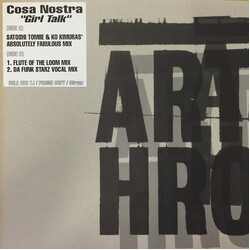 Cosa Nostra (3) Girl Talk USED VINYL 12INCH 33 S RPM PROMO