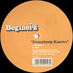 The Beginerz Everybody Knows USED VINYL 12INCH PROMO 45 RPM