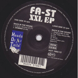 FA-ST XXL EP USED VINYL 12INCH 33 S RPM EP