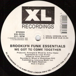 Brooklyn Funk Essentials (2) We Got To Come Together USED VINYL 12INCH 33 S RPM